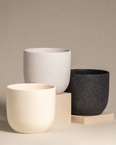 feey Keramik-Topf (Direito | 18 cm ⌀) in Weiss, Grau und Schwar