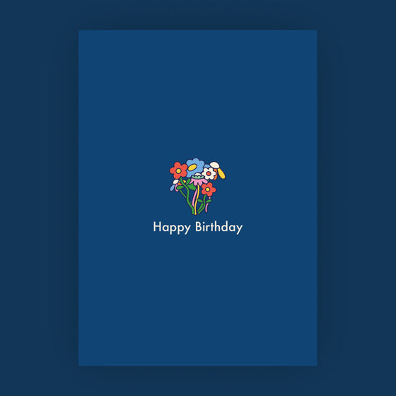 Allgemein Grusskarten für Blumensträusse – Birthday Sträussli