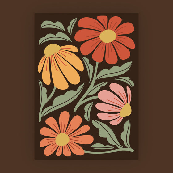 Allgemein Grusskarten für Blumensträusse – Wildblüten
