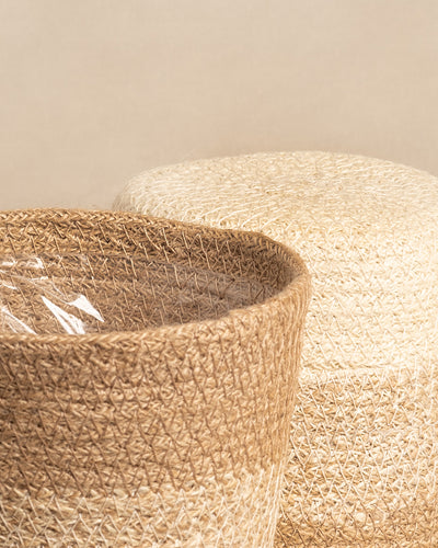 Pflanzkorb aus Jute (Lapis | 16 cm ⌀)