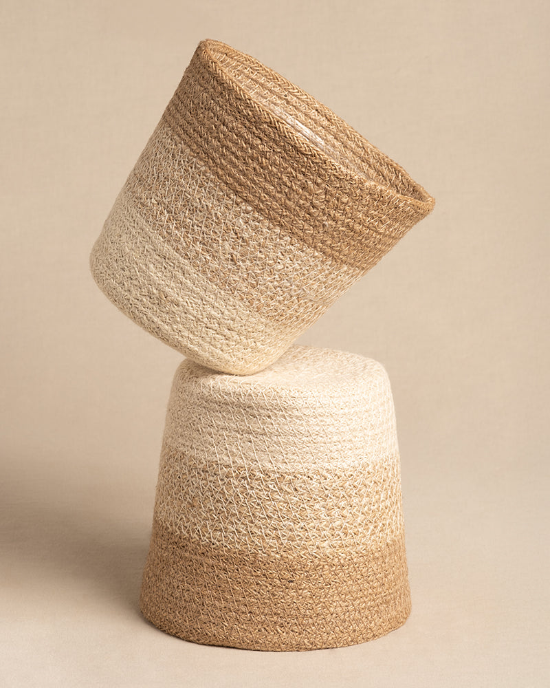 Pflanzkorb aus Jute (Lapis | 16 cm ⌀)