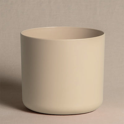 Kunststoff-Topf Lumi 18 cm in taupe