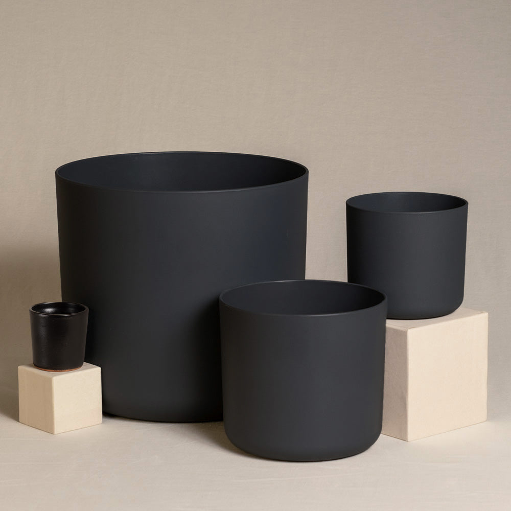 Kunststoff Topfset 'Lumi' (30, 18, 16, 7)