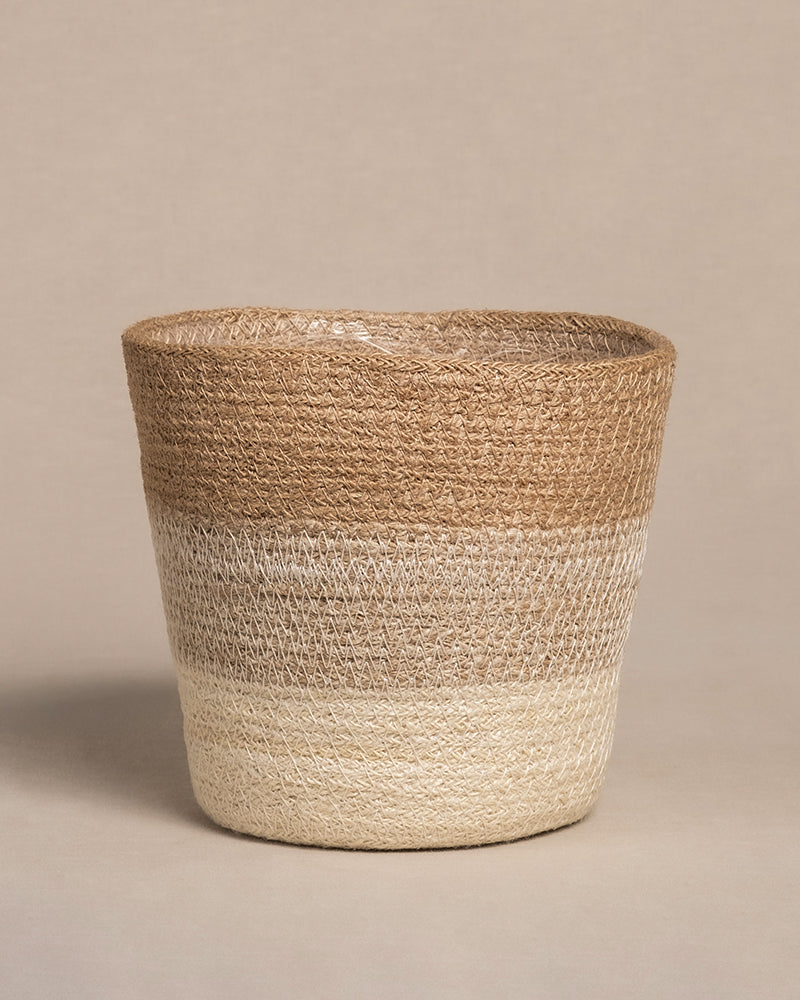 Pflanzenkorb aus Jute (Lapis | 18 cm Ø)
