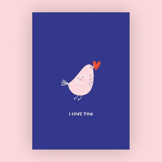 Allgemein Grusskarten für Geschenke – I love you