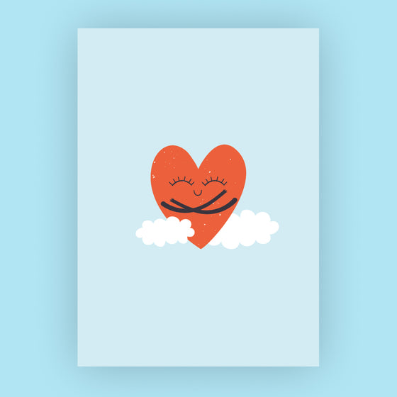 Allgemein Grusskarten für Geschenke – Auf Wolke 7