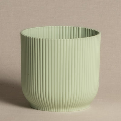 Mintfarbener Kunststoff-Topf Vibes 14 cm 