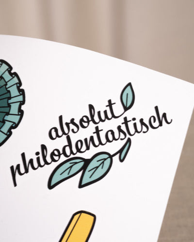 Nahaufnahme des Quiz-Stickerbogen von feey.
