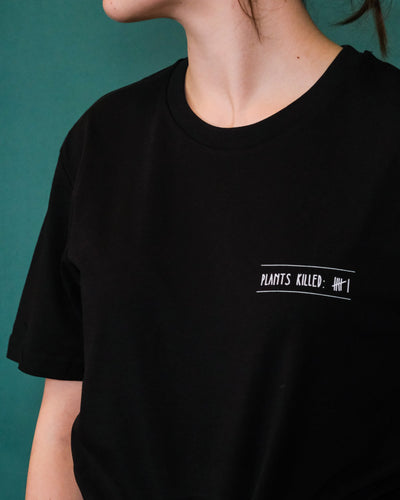 Shirt «Plants Killed» in schwarz